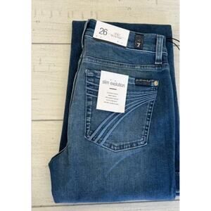 NEW! 7 For All Mankind Dojo Slim Evolution Trouser in ALMOST LOVE (26)